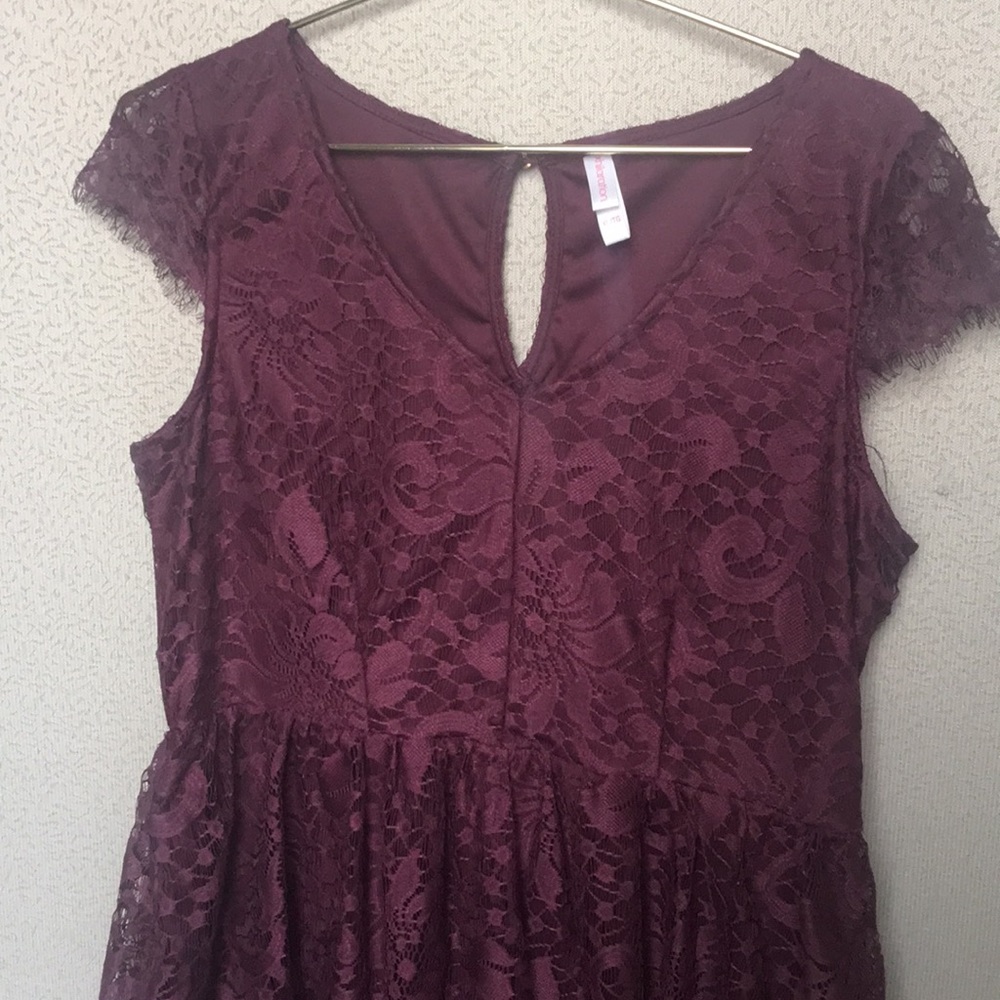 Plum lace dress size XL